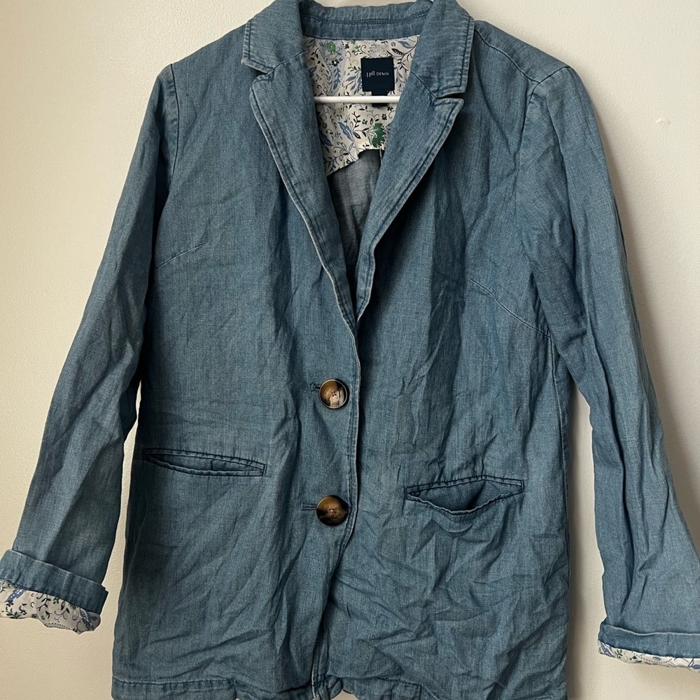 J. Jill Blue Jean Jacket